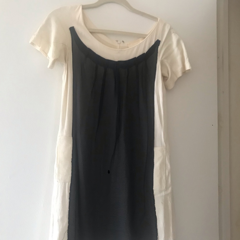 Benson Black/White Shift Dress
